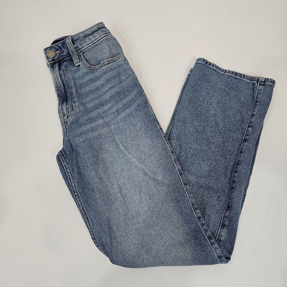 Hollister Ultra High Rise Dad Jeans Women 23R Vintage Stretch Blue